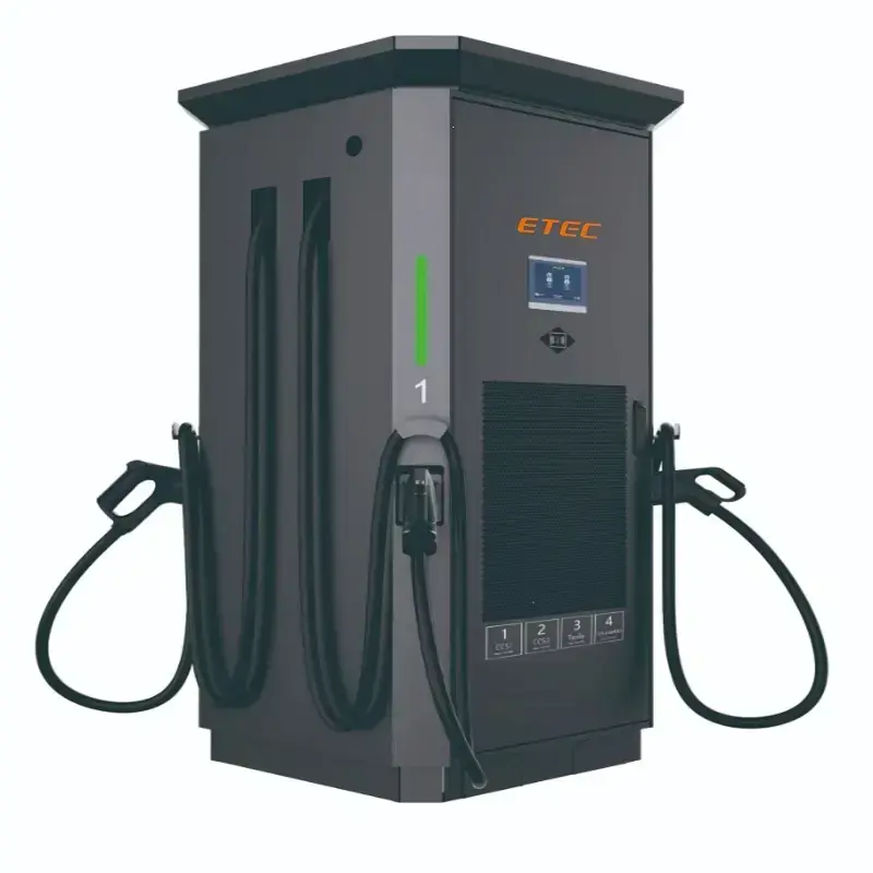 EKDC4 60-240 kW multi-gun DC fast EV charging station with 3 to 4 guns (CCS2/CCS1/GB-T/CHAdeMO/NACS)