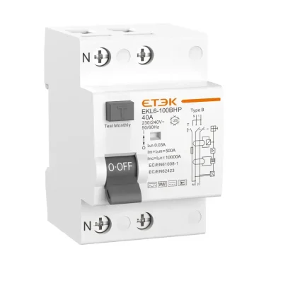 EKL6-100B Type B-HP Dispositif différentiel pour pompe à chaleur