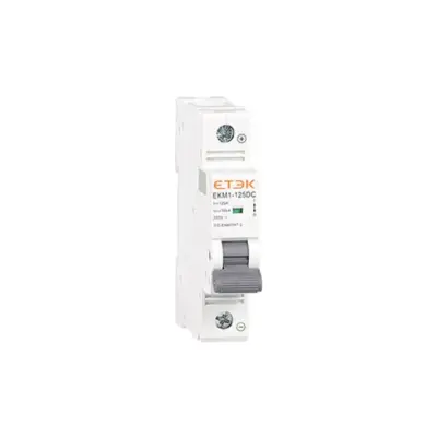 Disjoncteur DC 125A | EKM1-125DC 10kA MCB pour distribution 250V-1000V