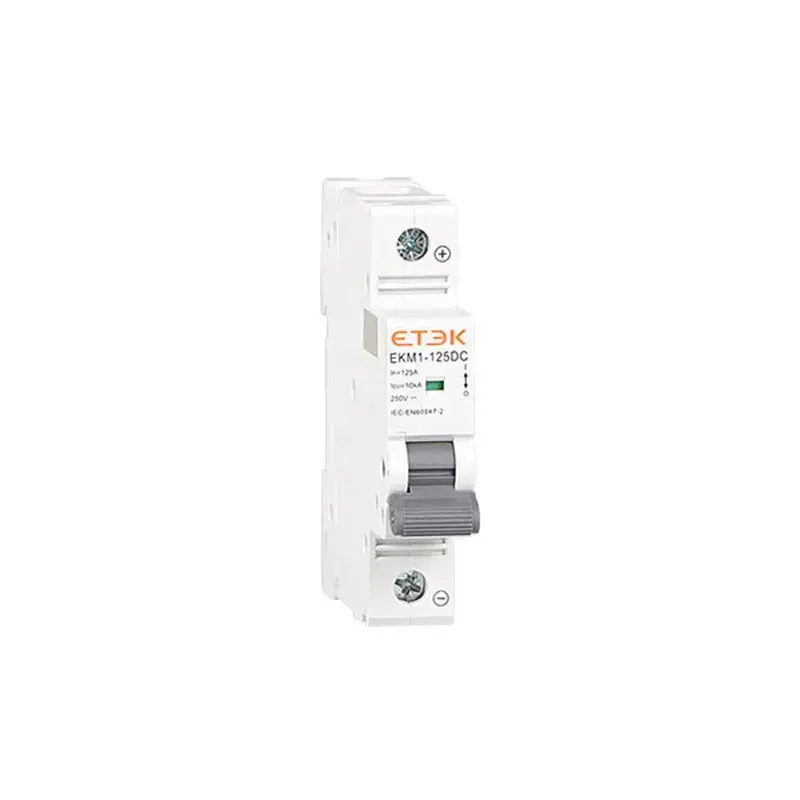 Disjoncteur DC 125A | EKM1-125DC 10kA MCB pour distribution 250V-1000V
