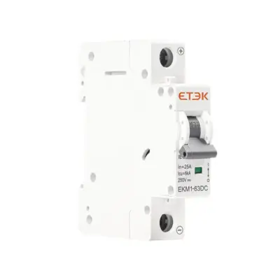 EKM1-63DC Disjoncteur miniature DC (MCB) I Certificat CB CE