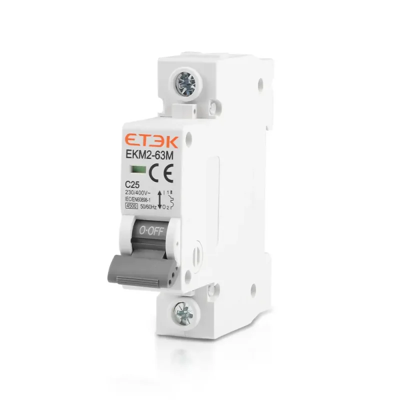 Disjoncteur miniature EKM2-63M 3 kA | Certificat CB CE INMTRO