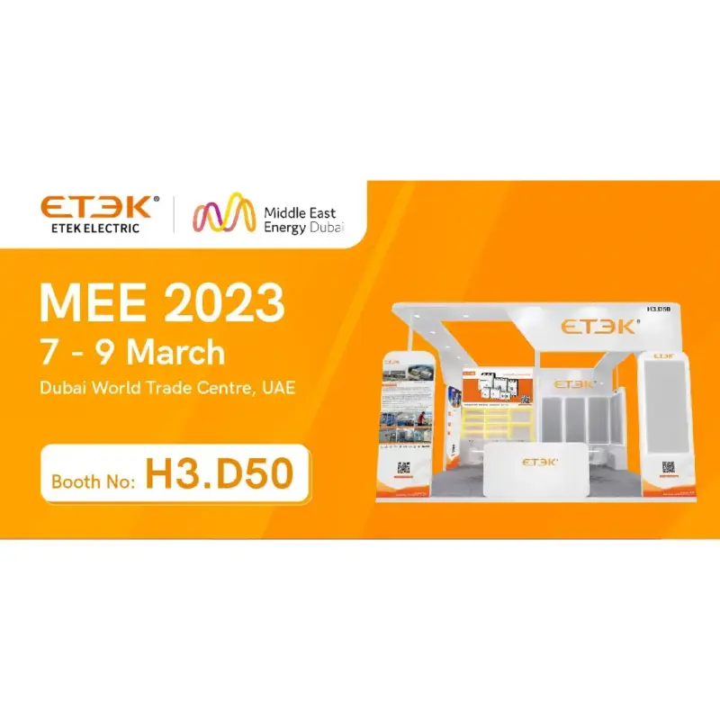 ETEK au salon MEE 2023 – Middle East Energy à Dubaï