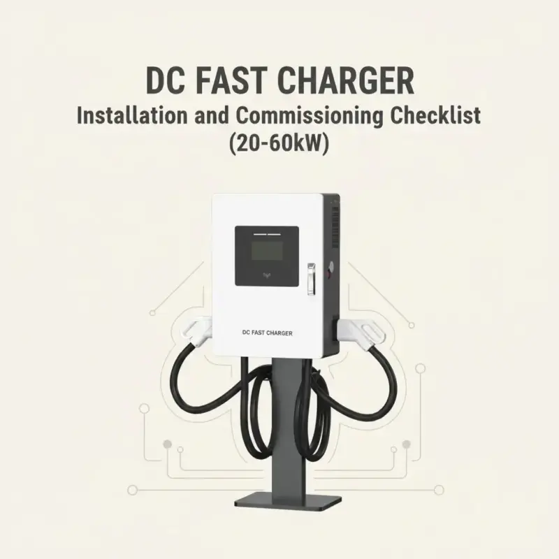 Checklist d’installation du chargeur rapide DC (20–60 kW) : Pack déploiement EPC