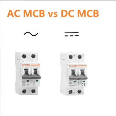 Différence entre le MCB AC et le MCB DC