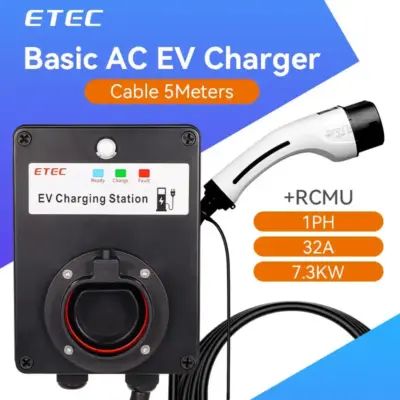 Borne de Recharge VE EKEC4 | 22kW, Mural/Sur Poteau