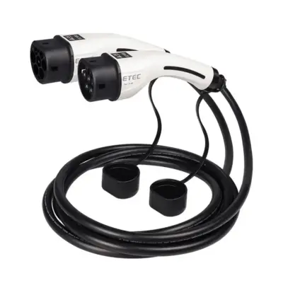 Câble de Recharge VE Type 2 | 16A 3,6kW Monophasé | 5M TPU