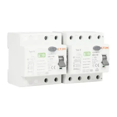 Interrupteur Différentiel Type B 63A | Dispositif de Protection pour Borne de Recharge VE