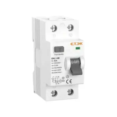 EKL1-80(H) Disjoncteur à courant résiduel | DDR 6kA-10kA