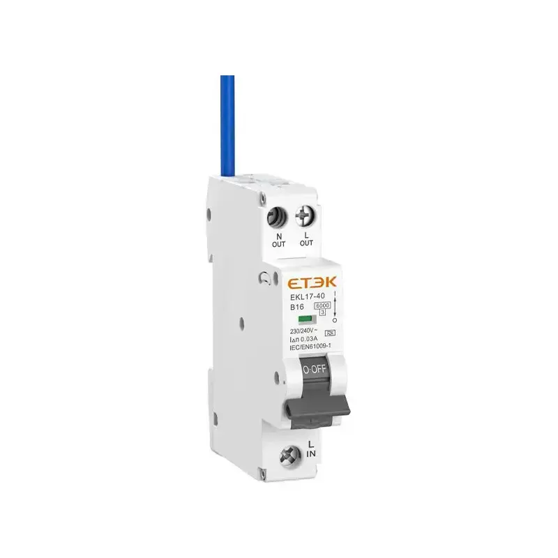 EKL17-40 RCBO Type B | Pouvoir de coupure 6kA | Certifié IEC