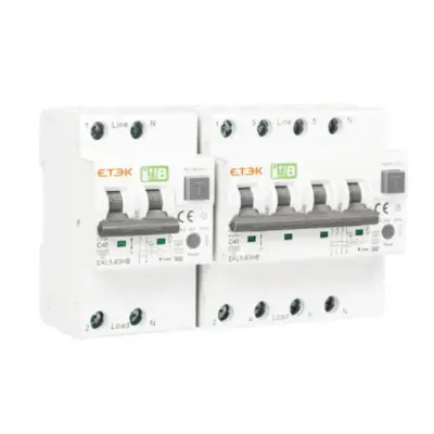 Disjoncteur Différentiel Type B 63A | Dispositif de Protection pour Borne de Recharge VE