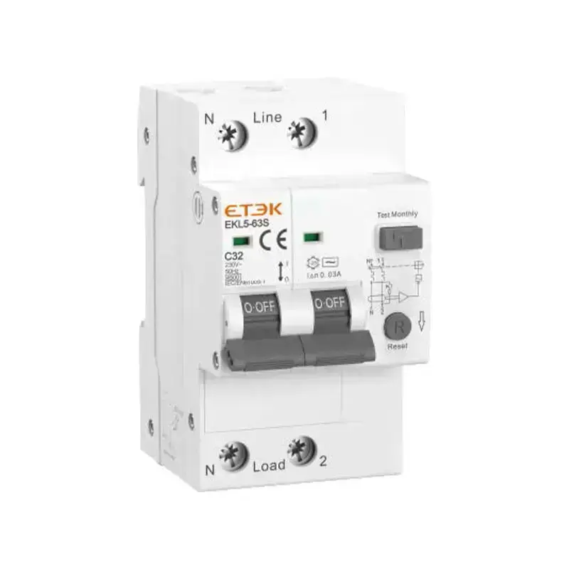 EKL7-40 RCBO | Pouvoir de coupure 6kA | Protection de circuit Type A