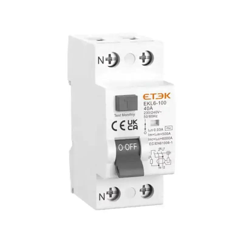EKL6-100(H) DDR | Disjoncteur à courant résiduel 6kA-10kA