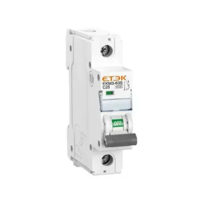 EKM3-63S MCB | Disjoncteur industriel 4,5kA | IEC60898