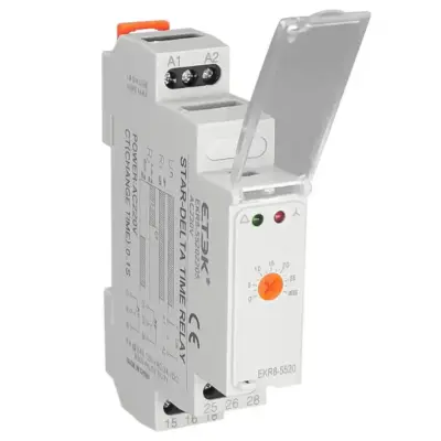 Relais temporisé étoile-triangle EKR8-5 | Démarrage progressif moteur