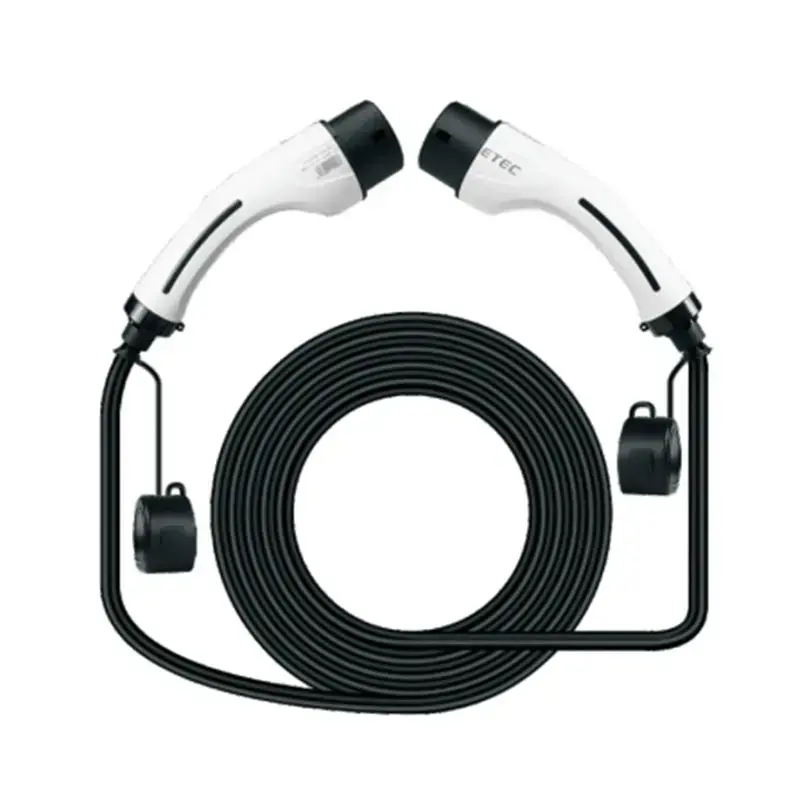 Câble Type 2 Triphasé 32A 22kW vers Type 2 avec Câble TPU 5M